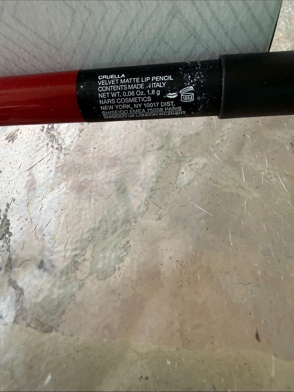 NARS Cruella Velvet Matte Lip Pencil - Deep Red